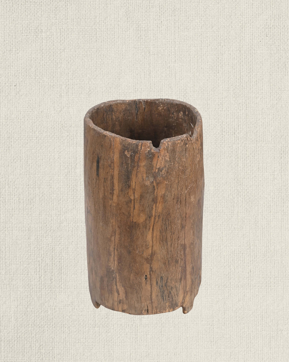 Antique Naga Wood Planter 19"