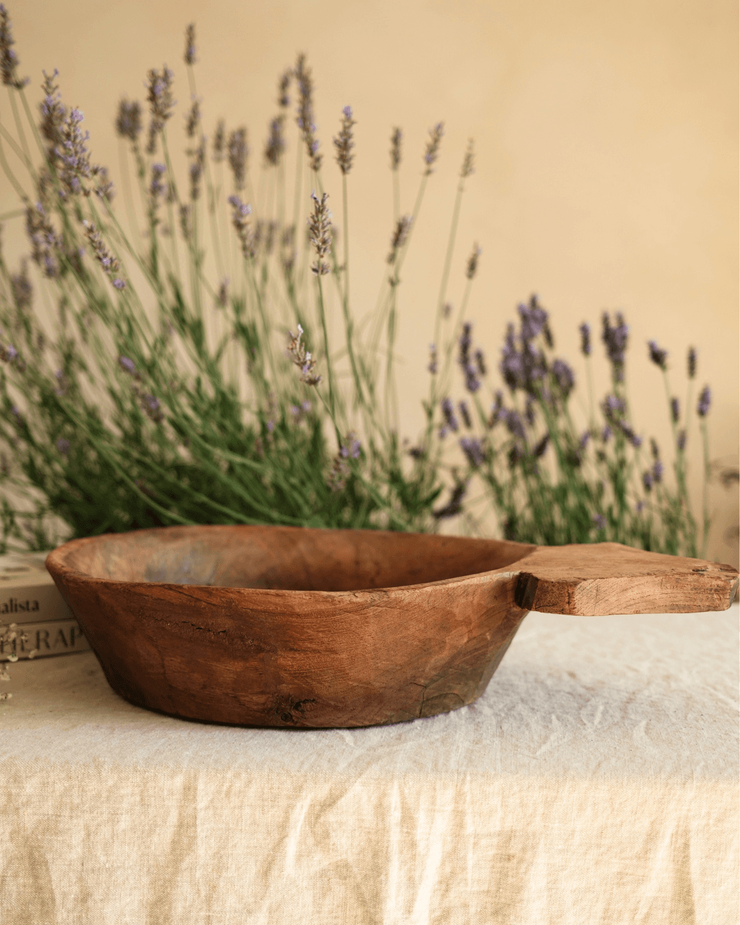 Teak Wood Dough Bowl