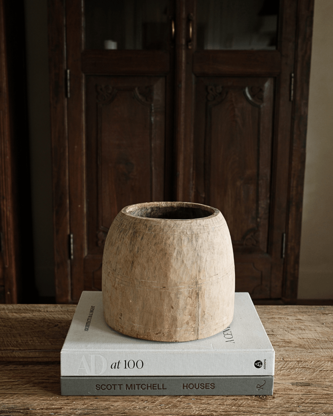Weathered Flower Vessel 8"