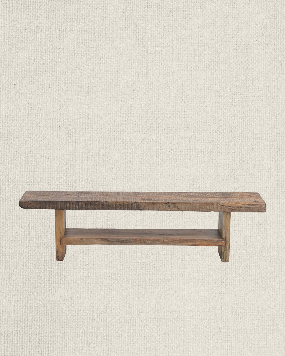 Teak Double Slab Bench 64"