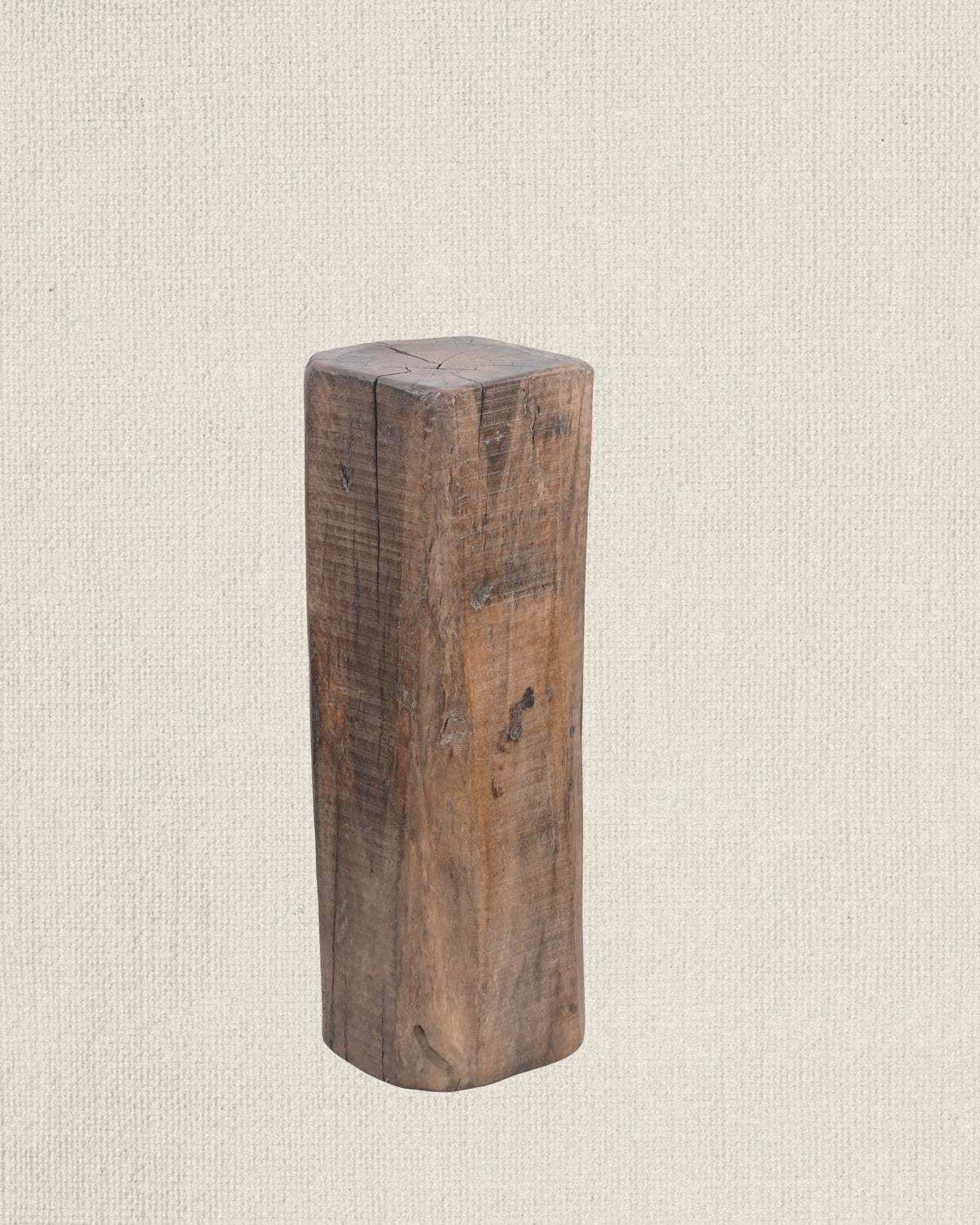 Antique Teak Wood Pedestal