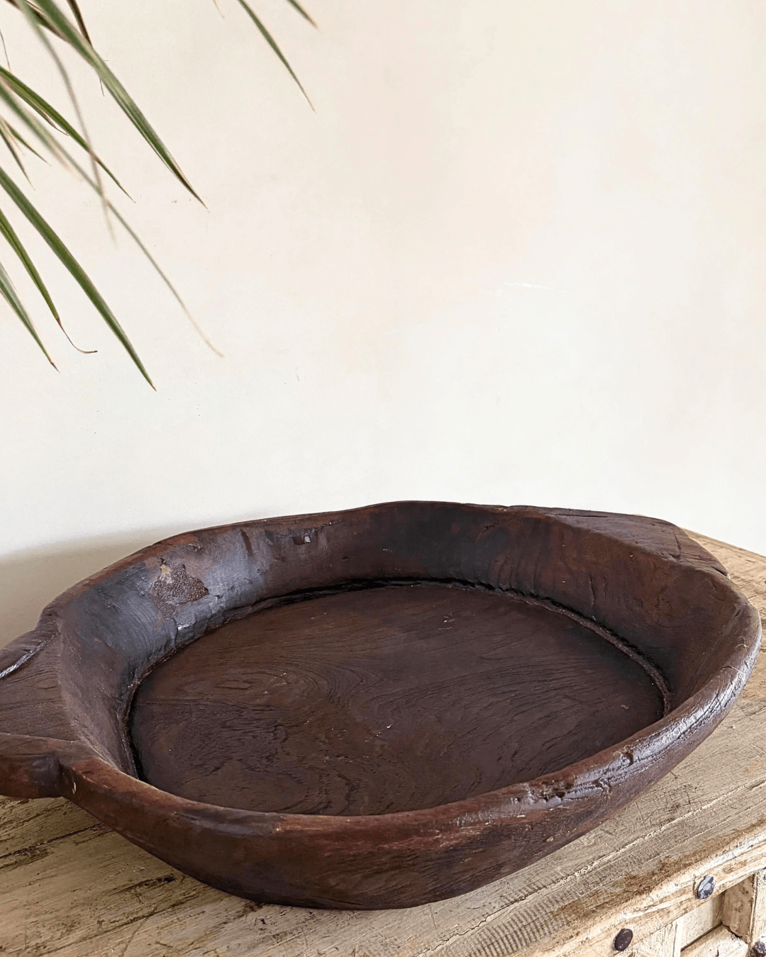 Teak Wood Dough Bowl