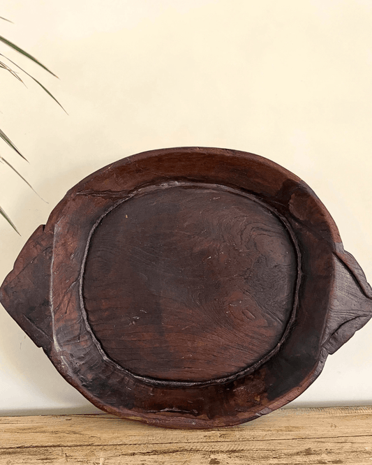 Teak Wood Dough Bowl