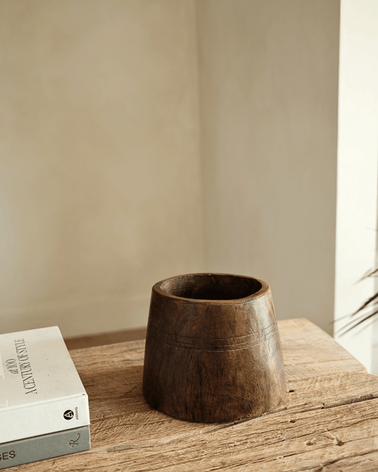 Flared Wood Planter 6.5"