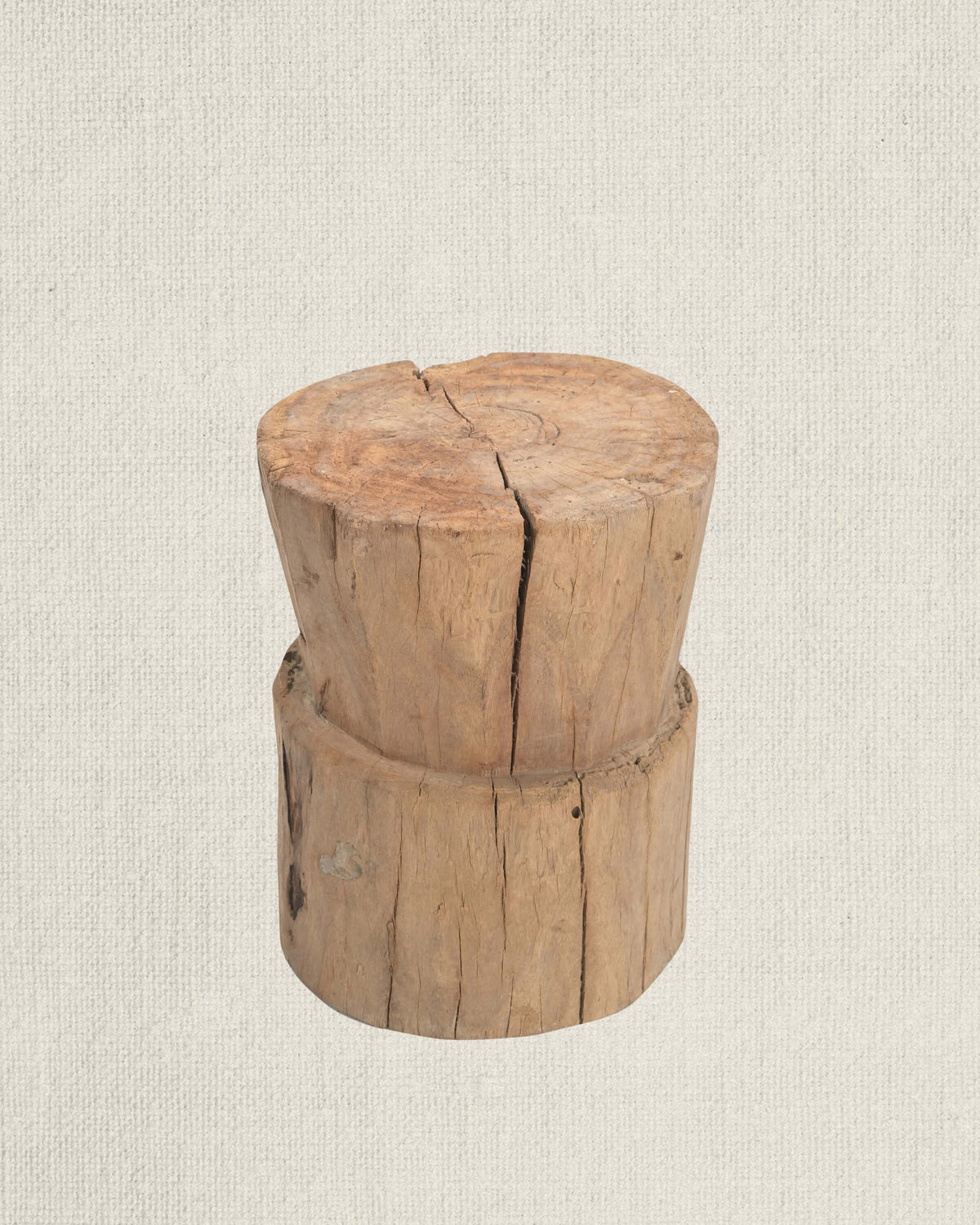 Vintage Wood Ukhali Bowl