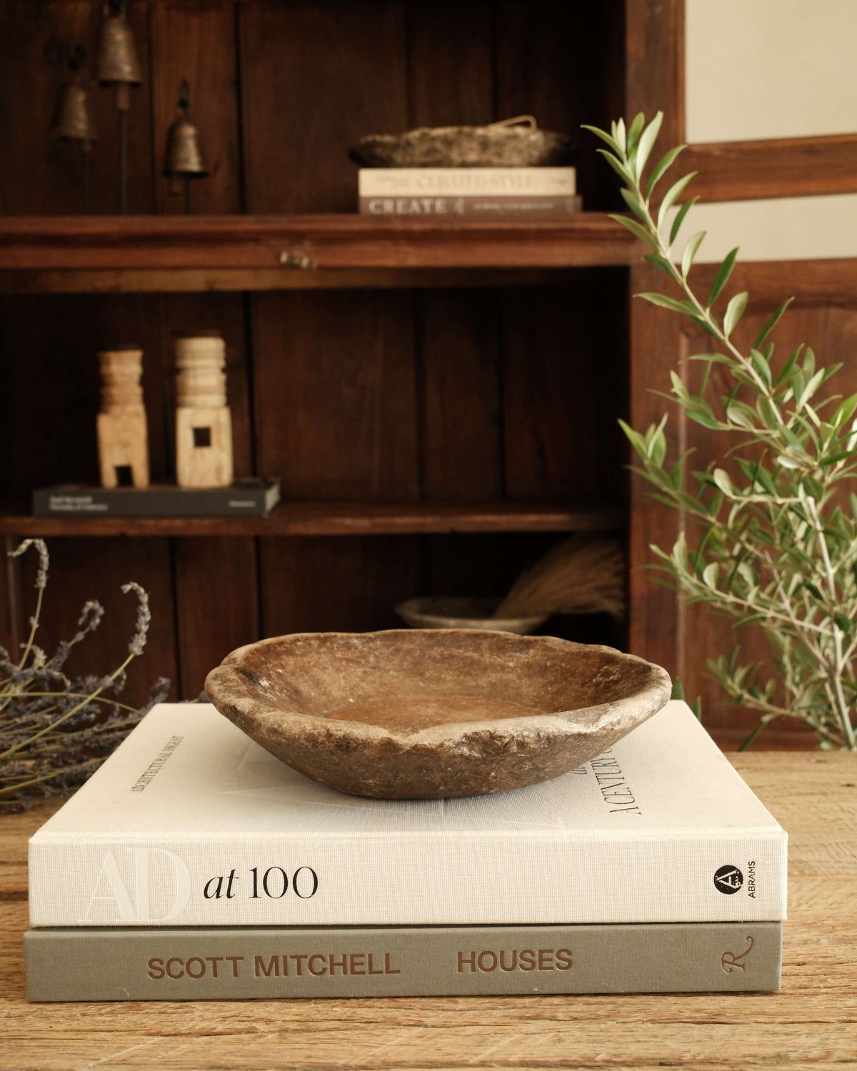 Brown Marble Bowl