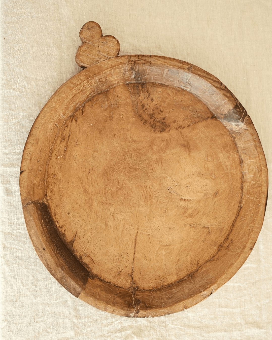 Wood Dough Bowl no 12