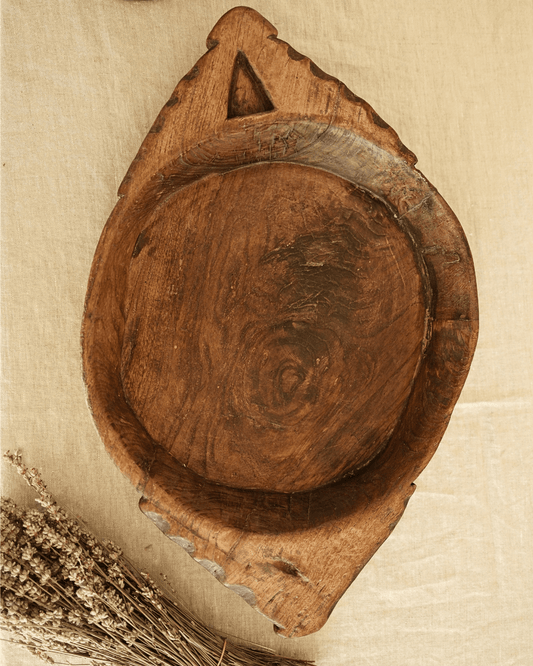Wood Dough Bowl no 15