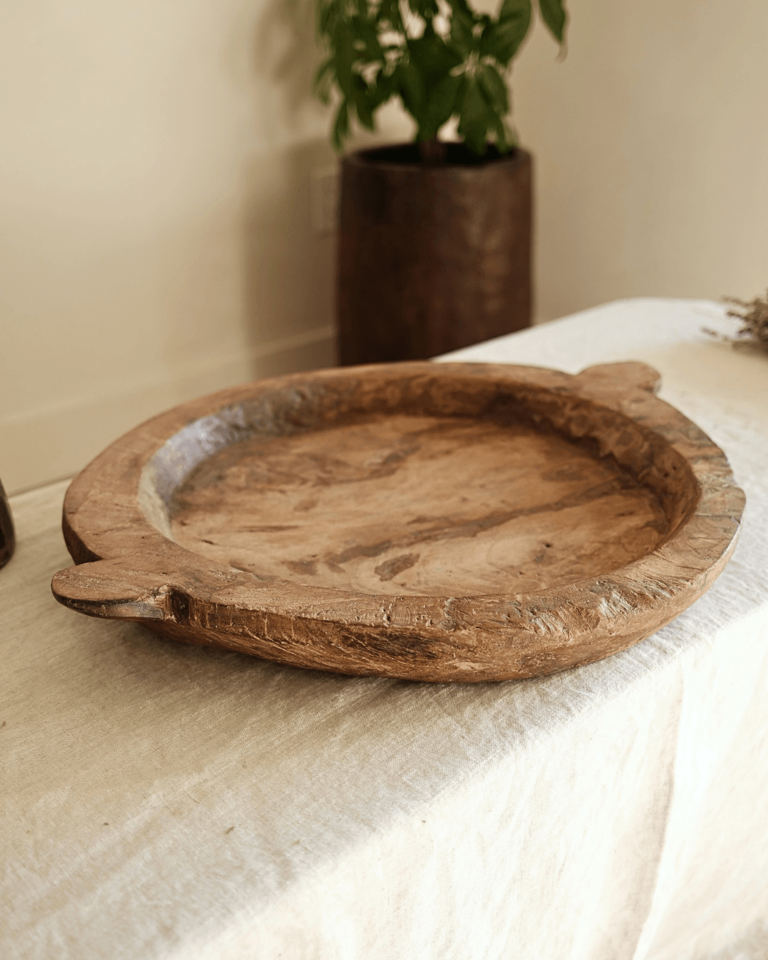 Wood Dough Bowl no 18