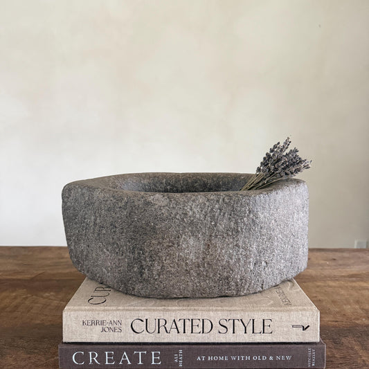 Stone Mortar Planter 36