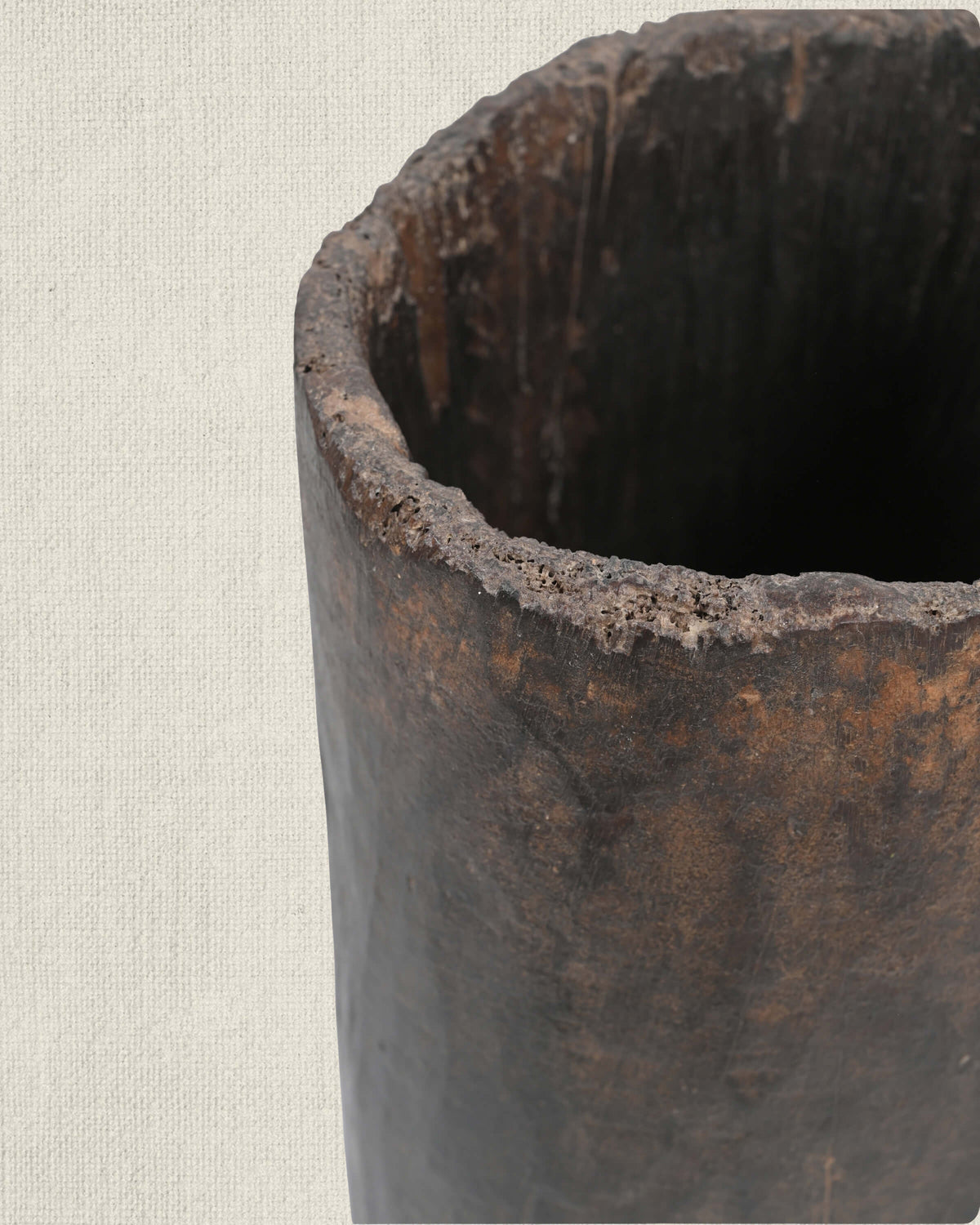 Antique Naga Wood Planter