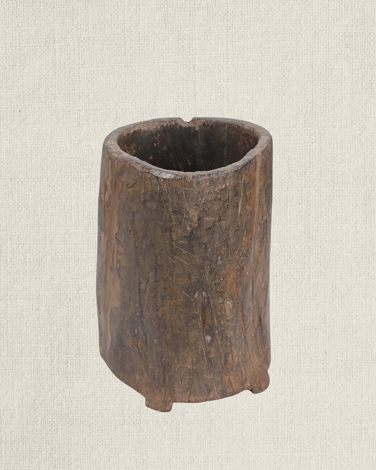 Antique Naga Wood Planter 17"