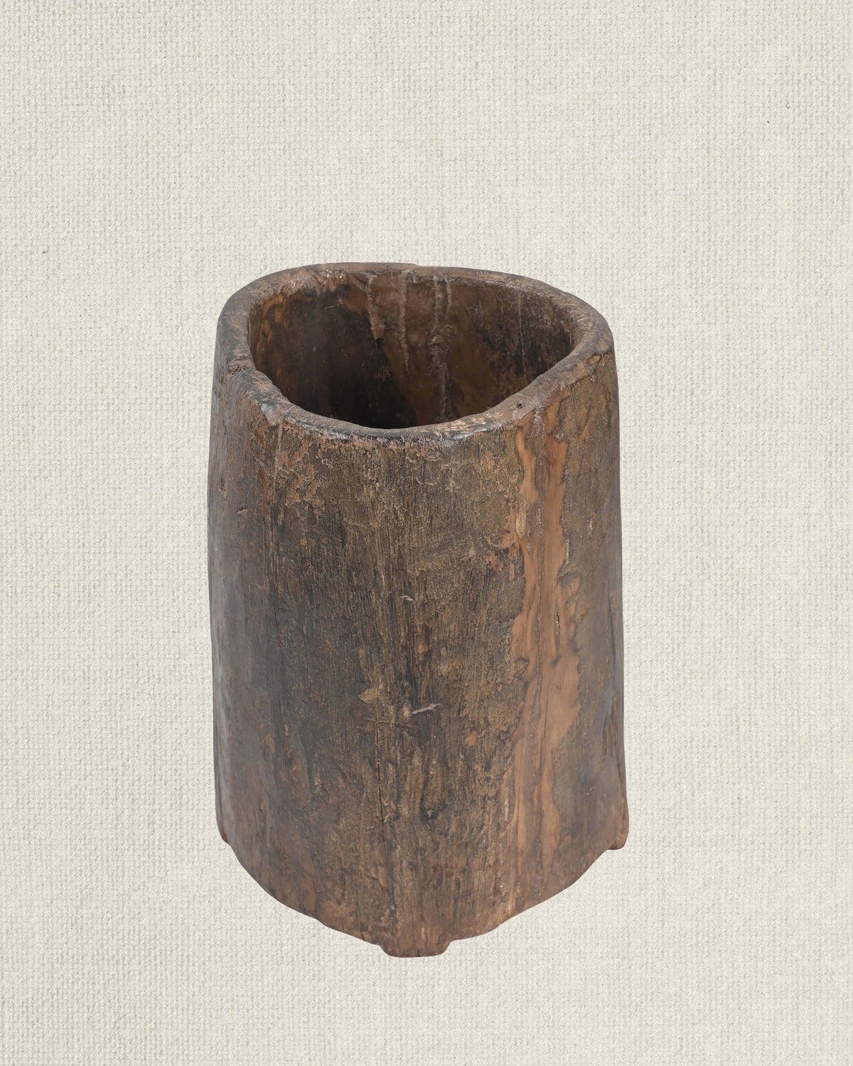Antique Naga Wood Planter 17"