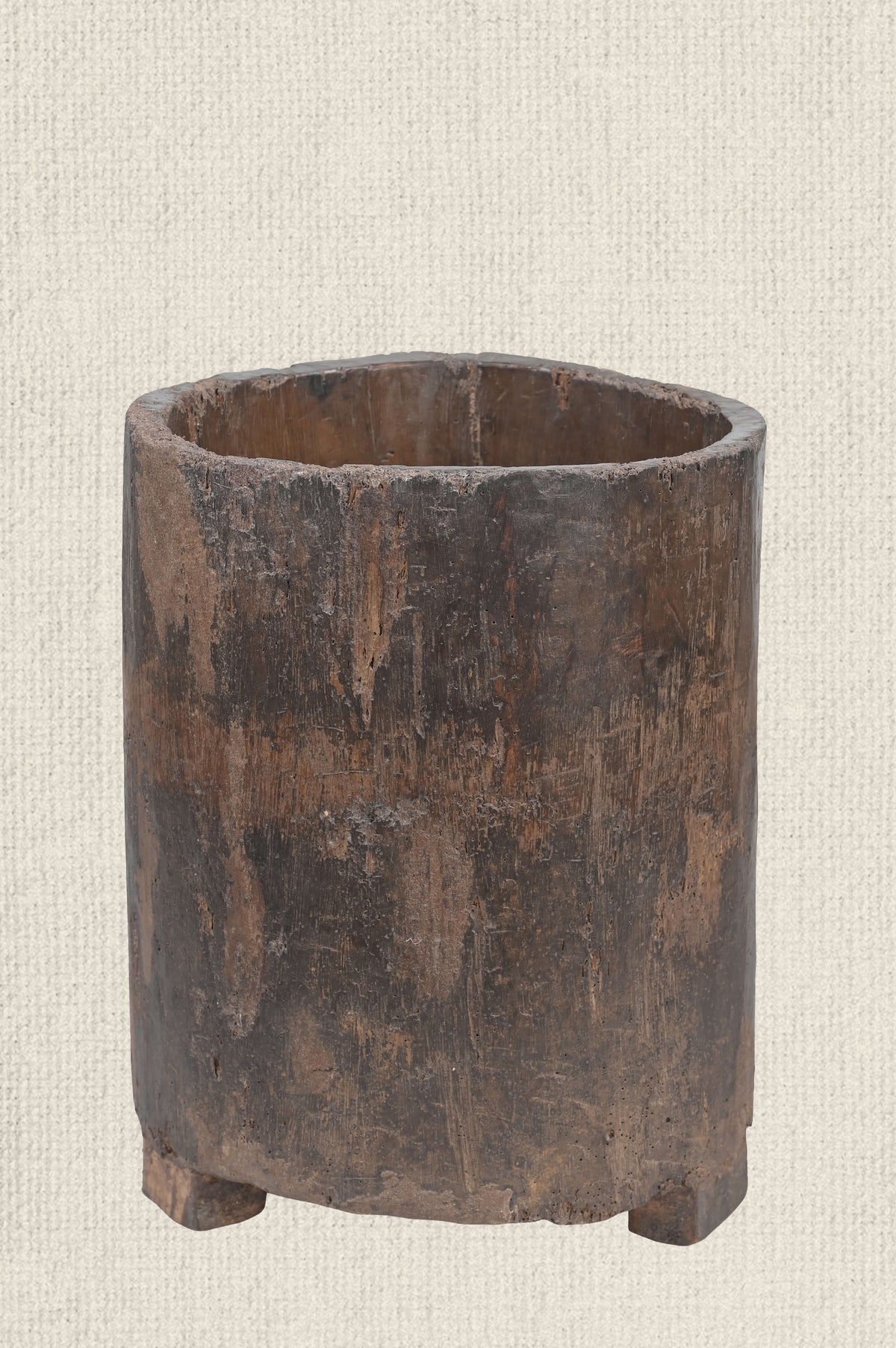 Antique Naga Wood Planter 18"