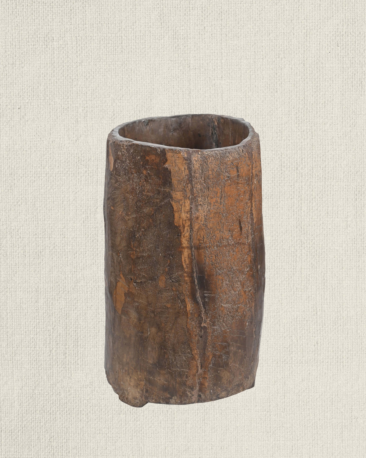 Antique Naga Wood Planter 25"