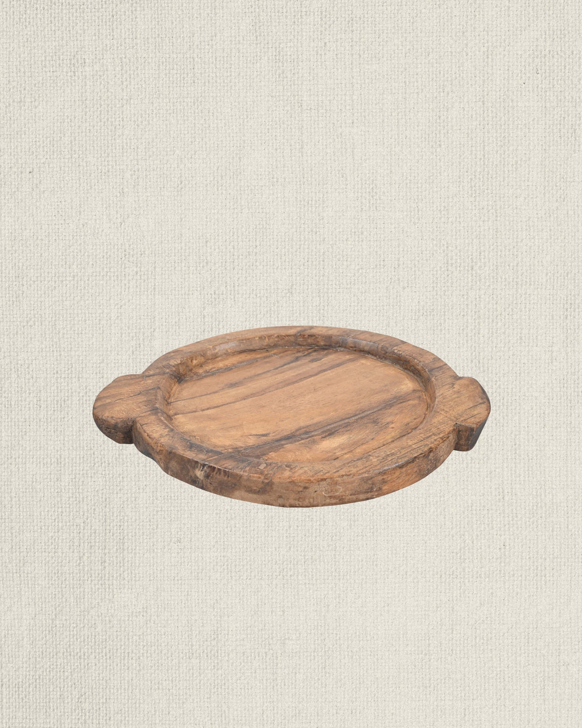 Vintage Teak Wood Dough Bowl
