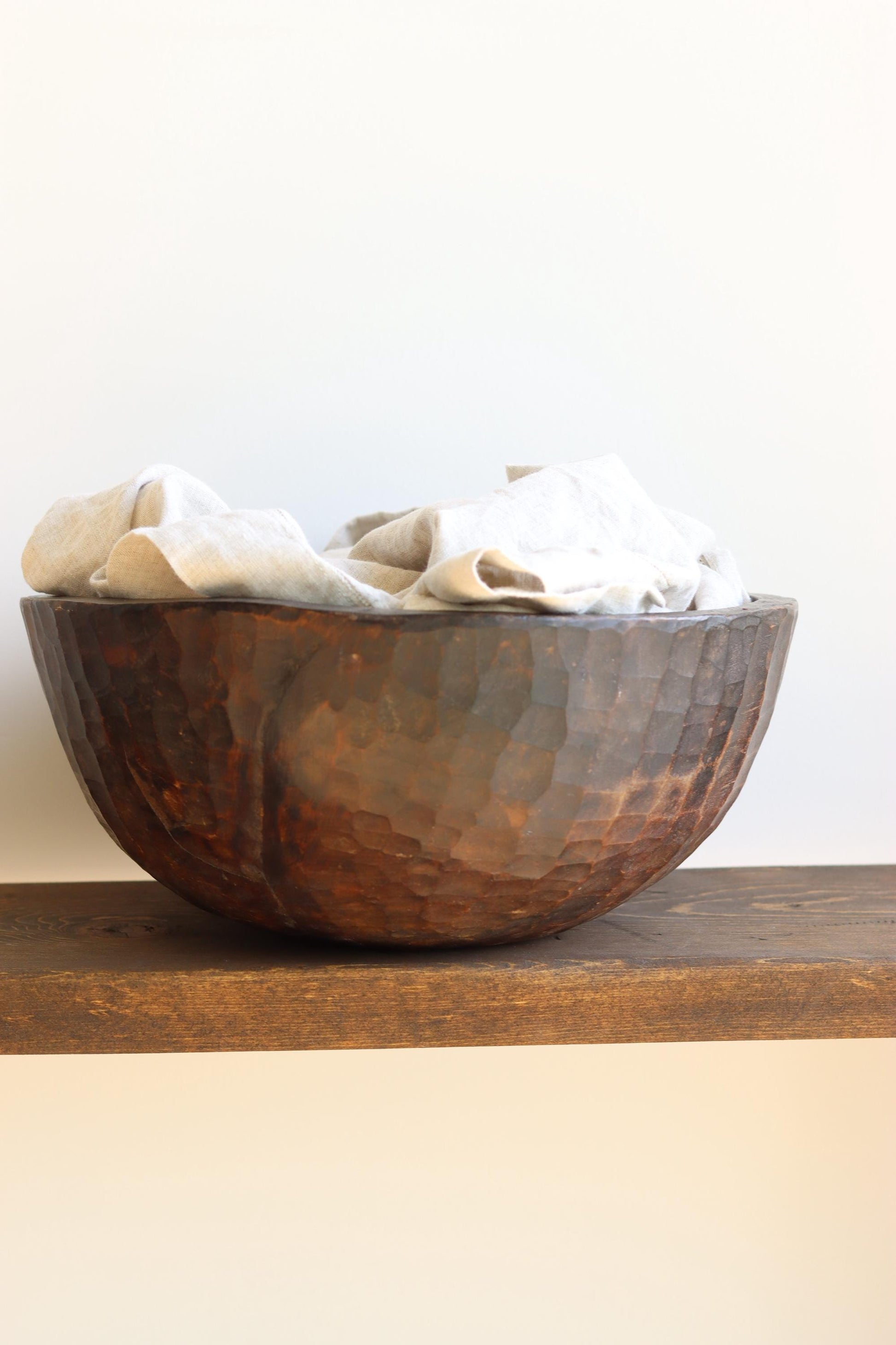 Vintage Naga Primitive Wooden Bowl