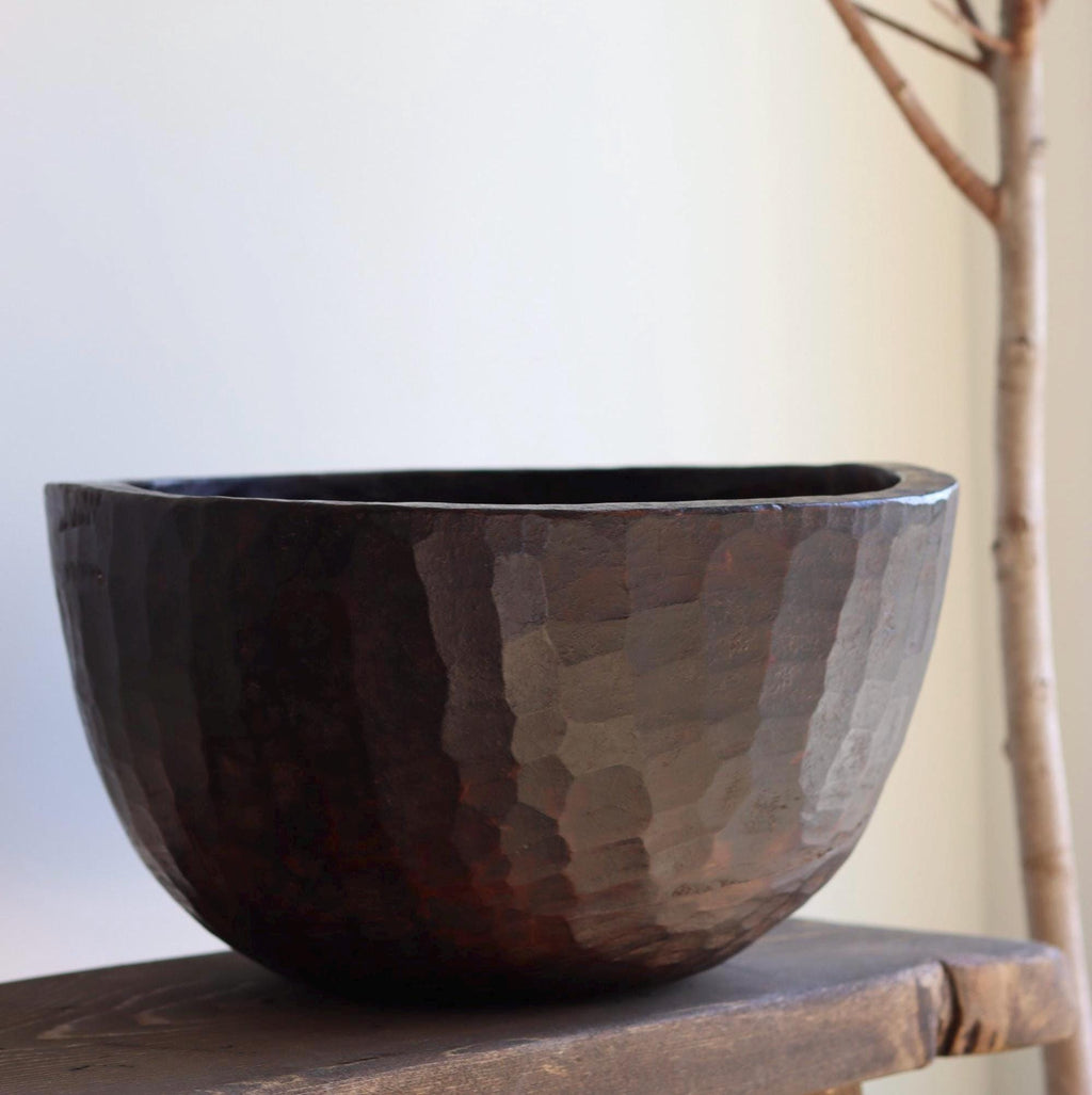 Vintage Naga Primitive Wooden Bowl