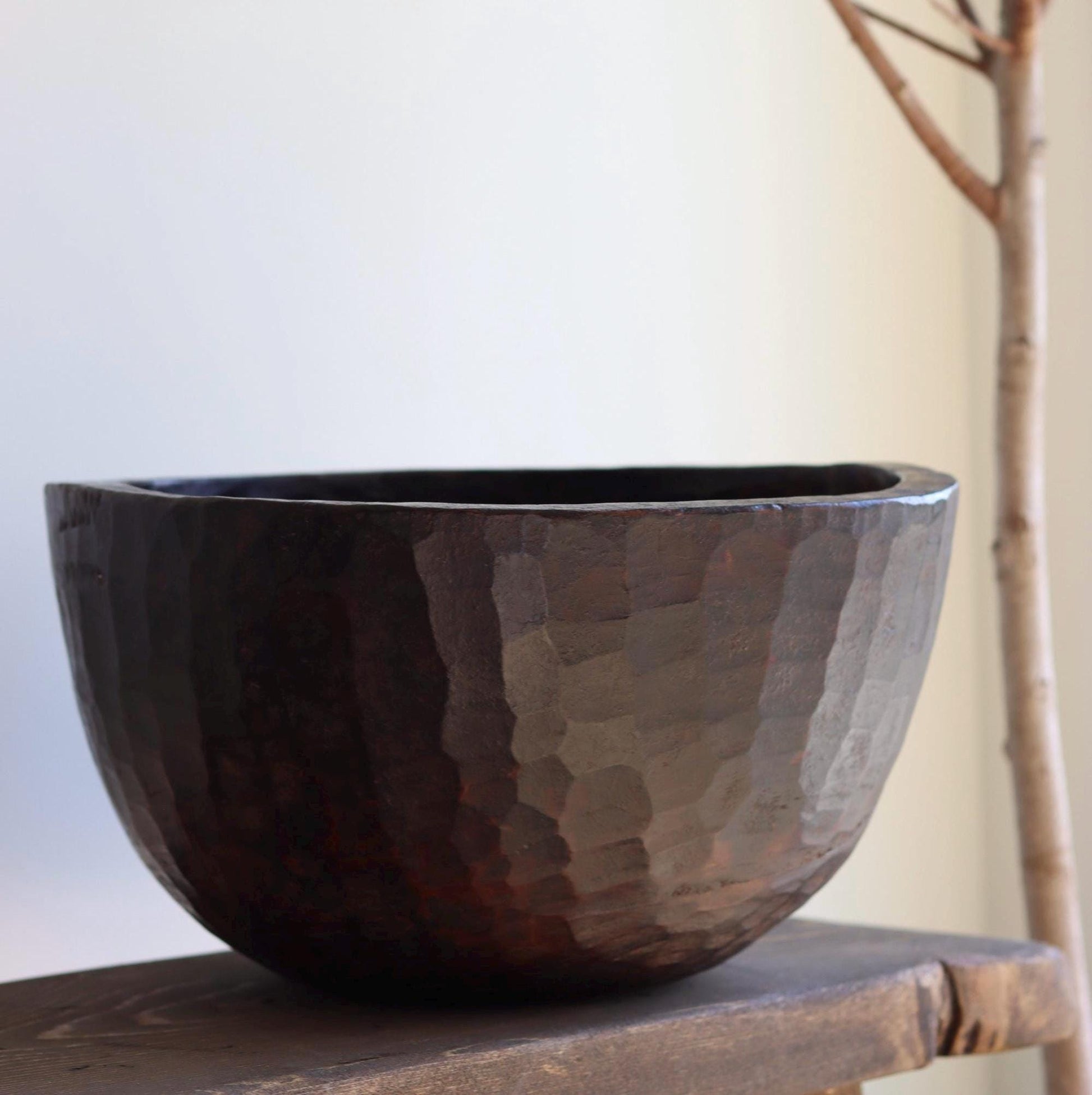 Vintage Naga Primitive Wooden Bowl