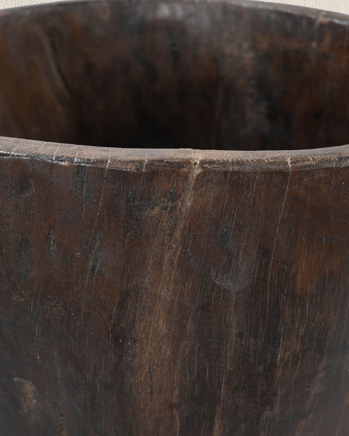 Antique Naga Wood Planter 21"
