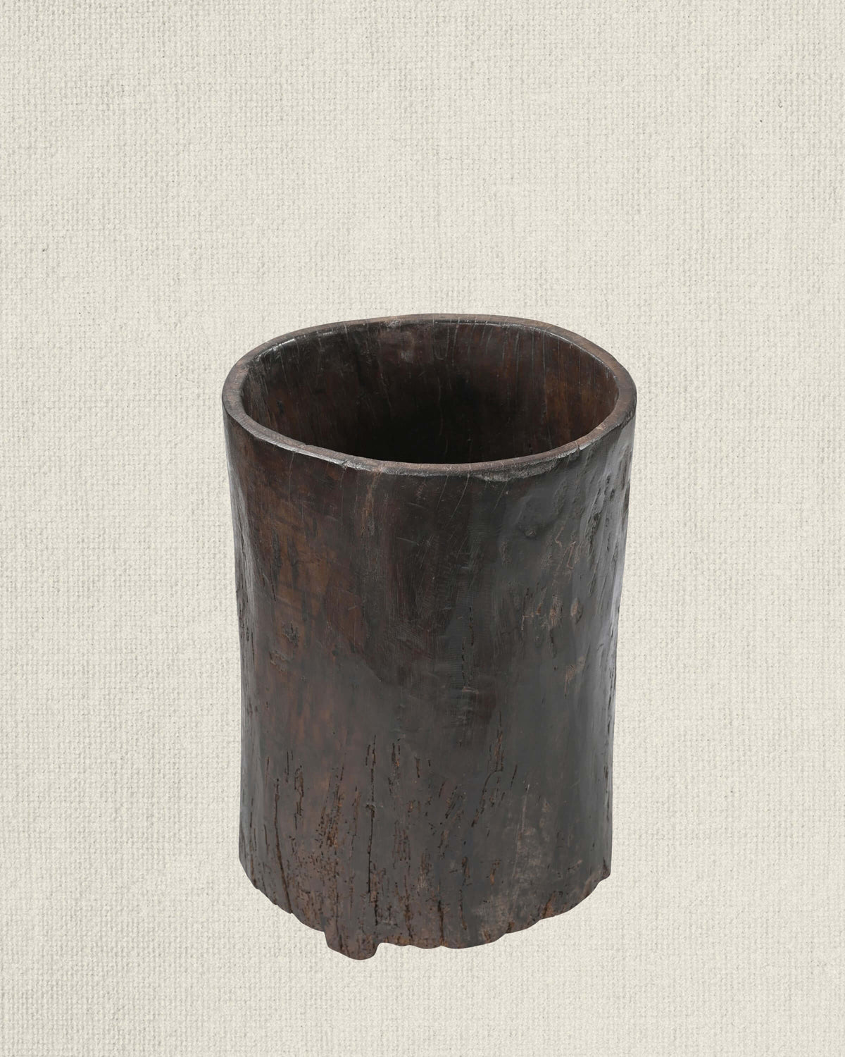 Antique Naga Wood Planter 21"