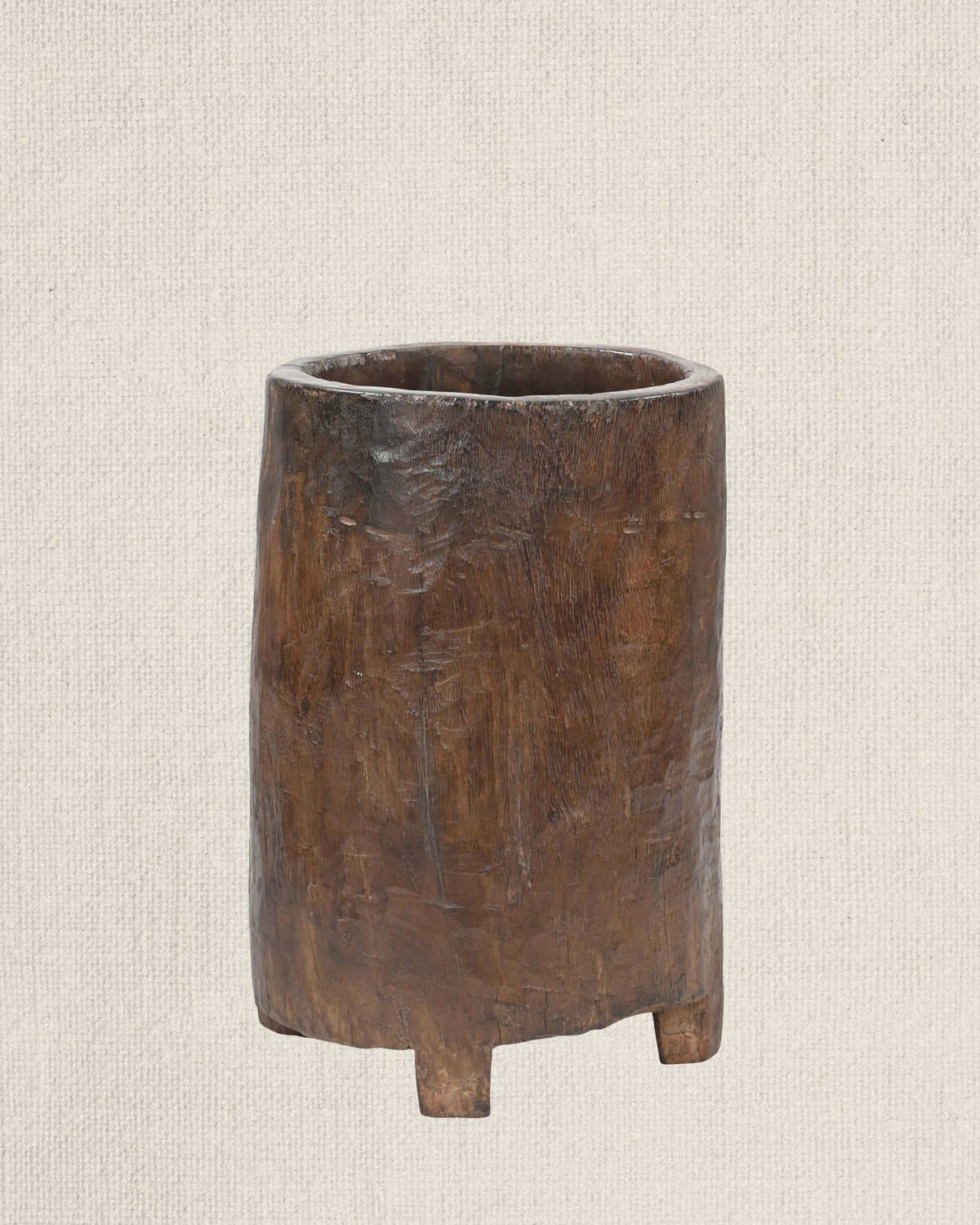 Antique Naga Wood Planter 21"