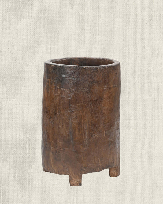 Antique Naga Wood Planter 21"