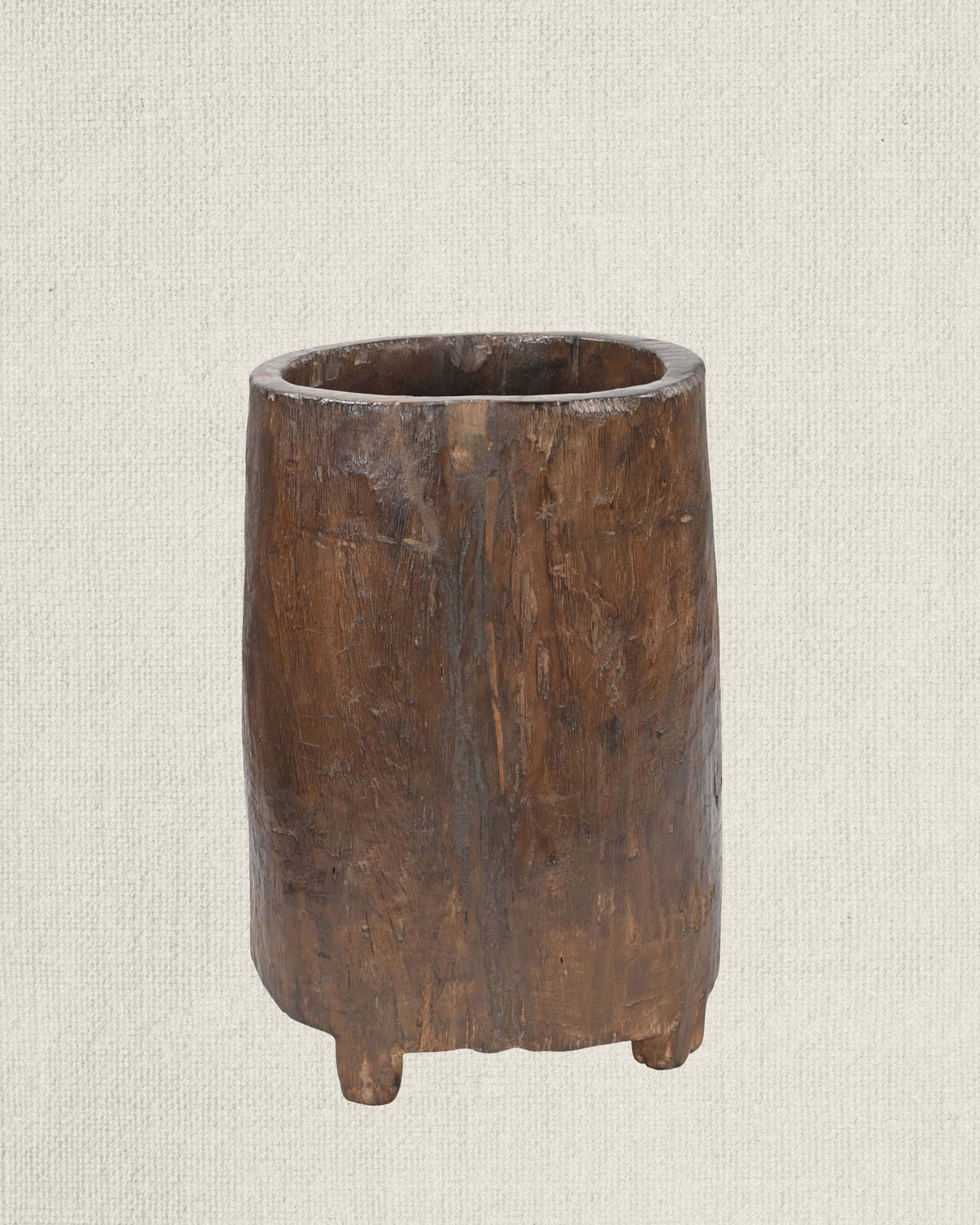 Antique Naga Wood Planter 21"