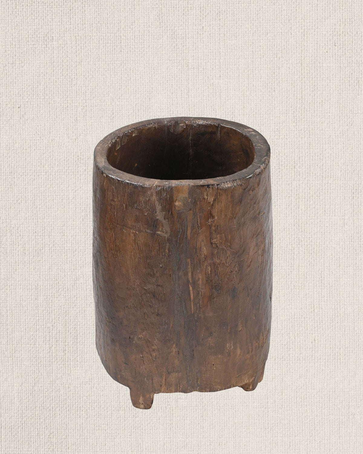 Antique Naga Wood Planter 21"