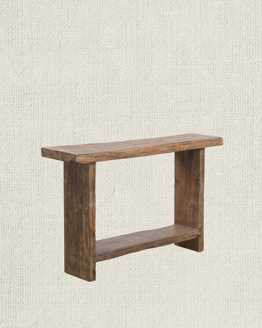 Rustic Wood Console Table