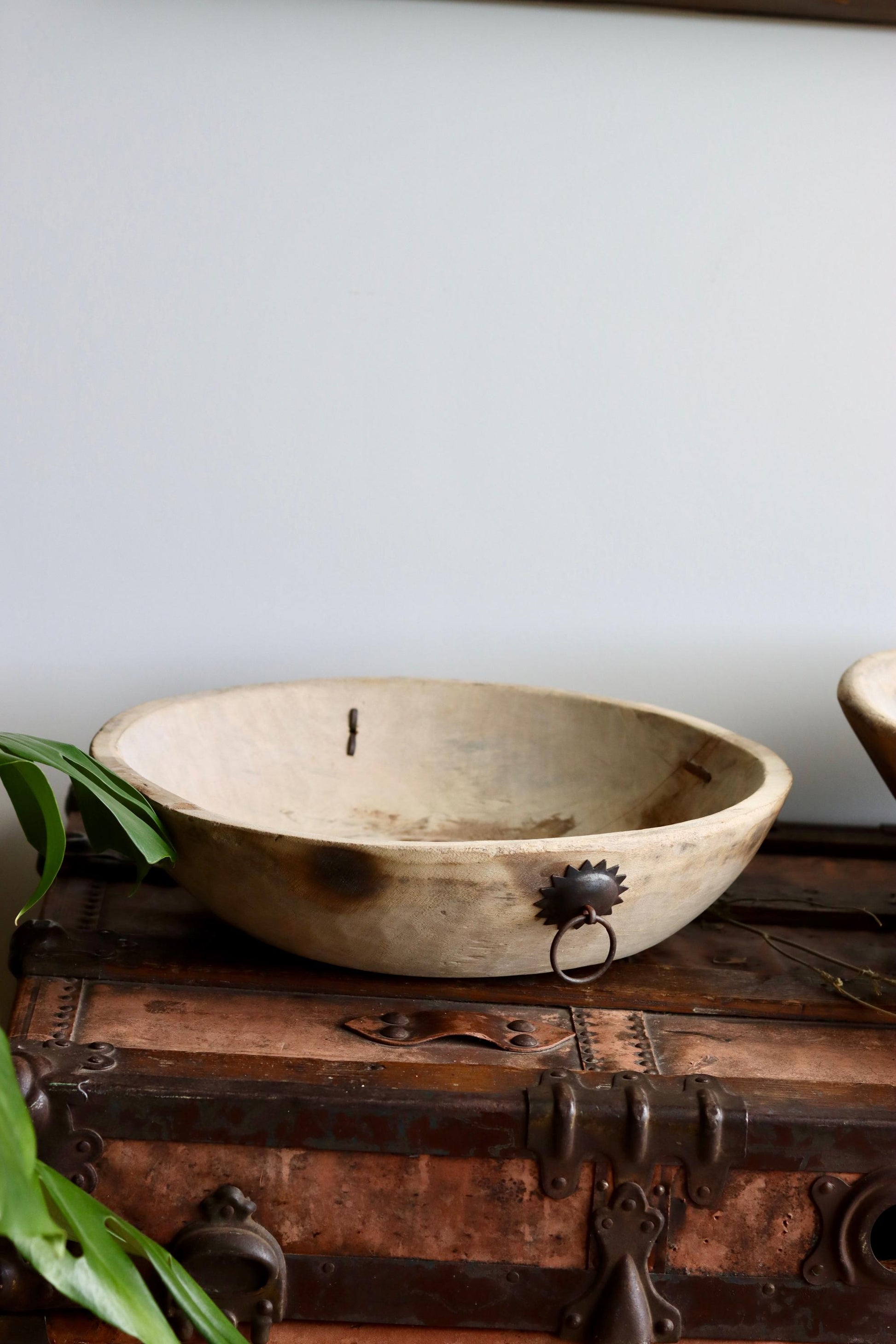 Vintage Wooden Parat Bowl
