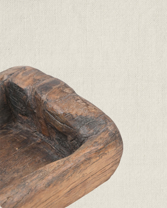 Vintage Teak Fruit Bowl