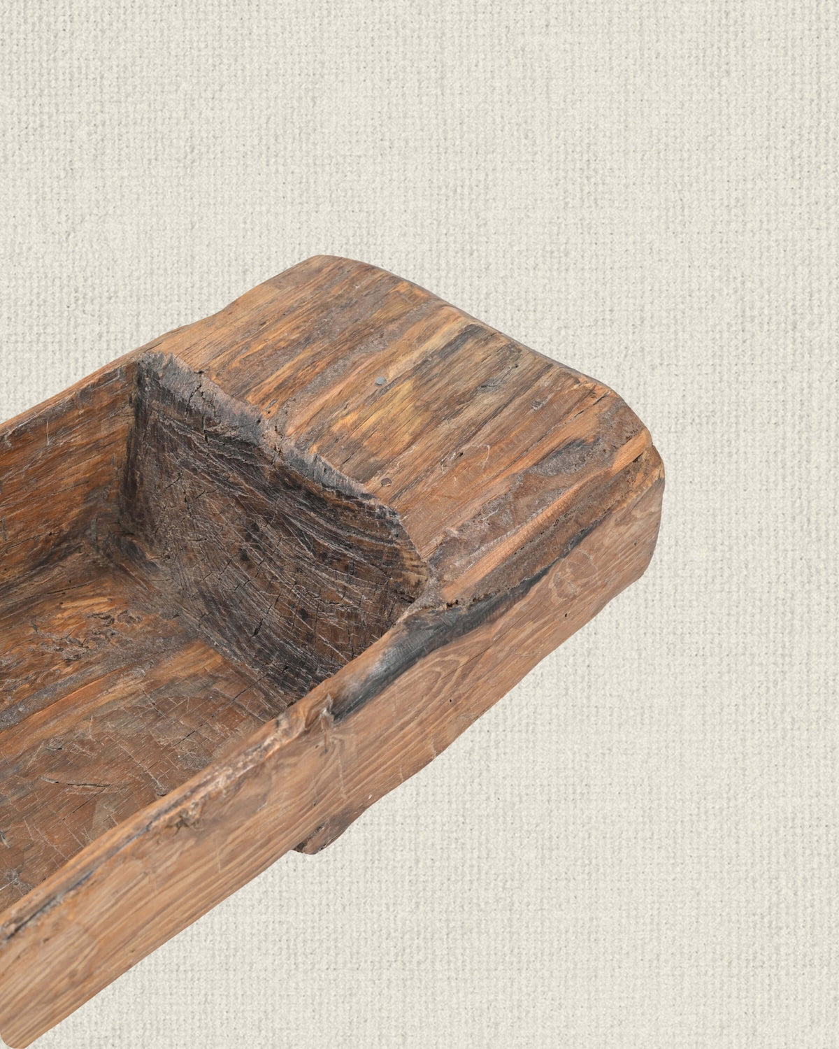 Long Wood Rustic Tray