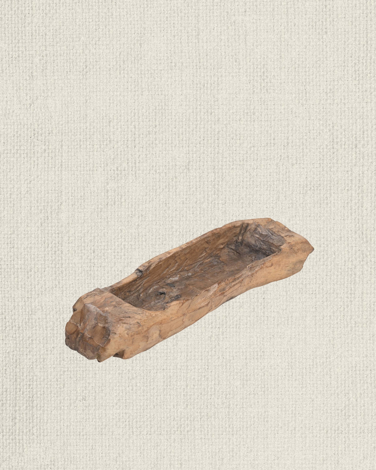 Primitive Teak Wood Tray