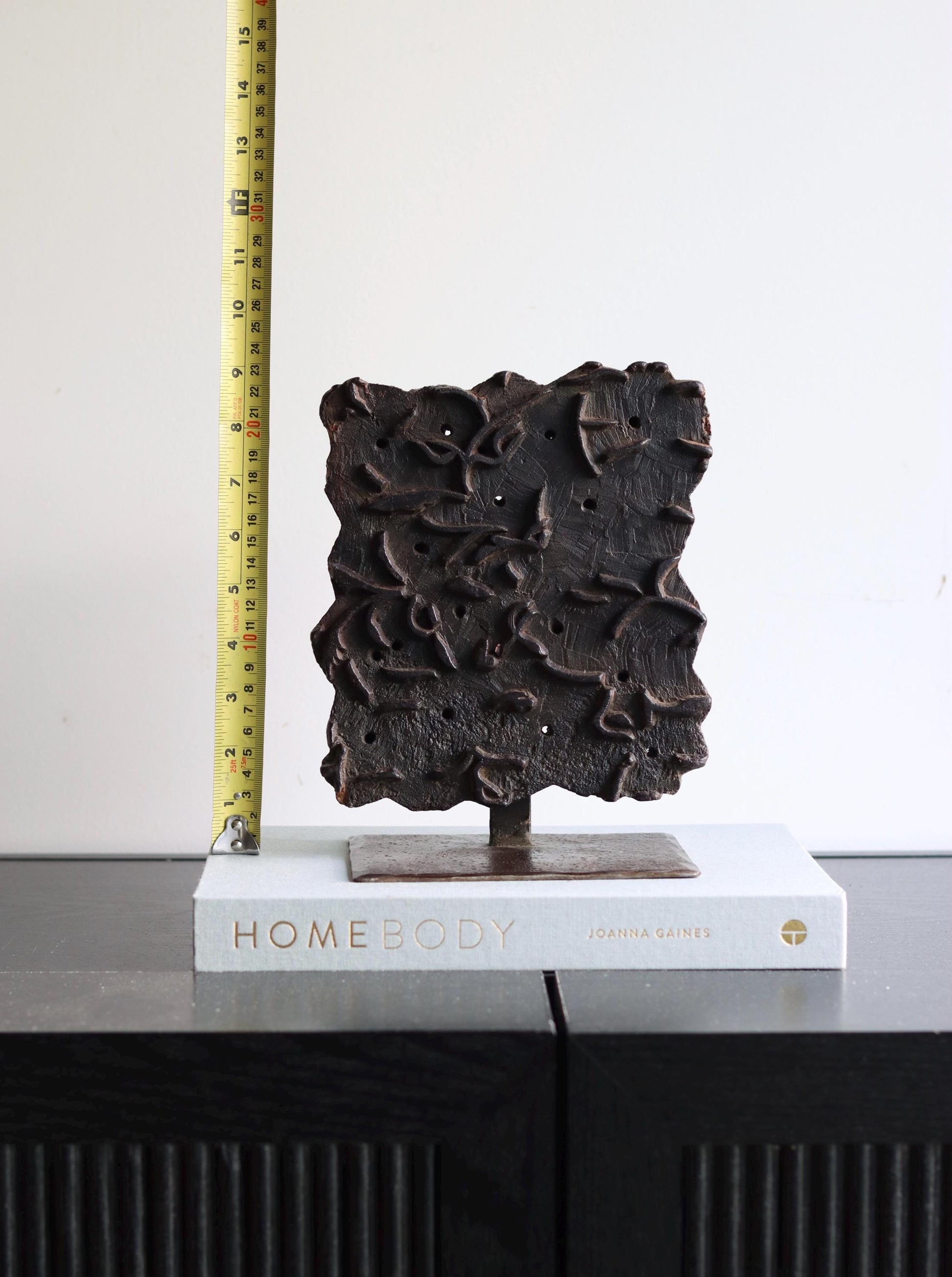 Vintage Block Print Stamp on Stand