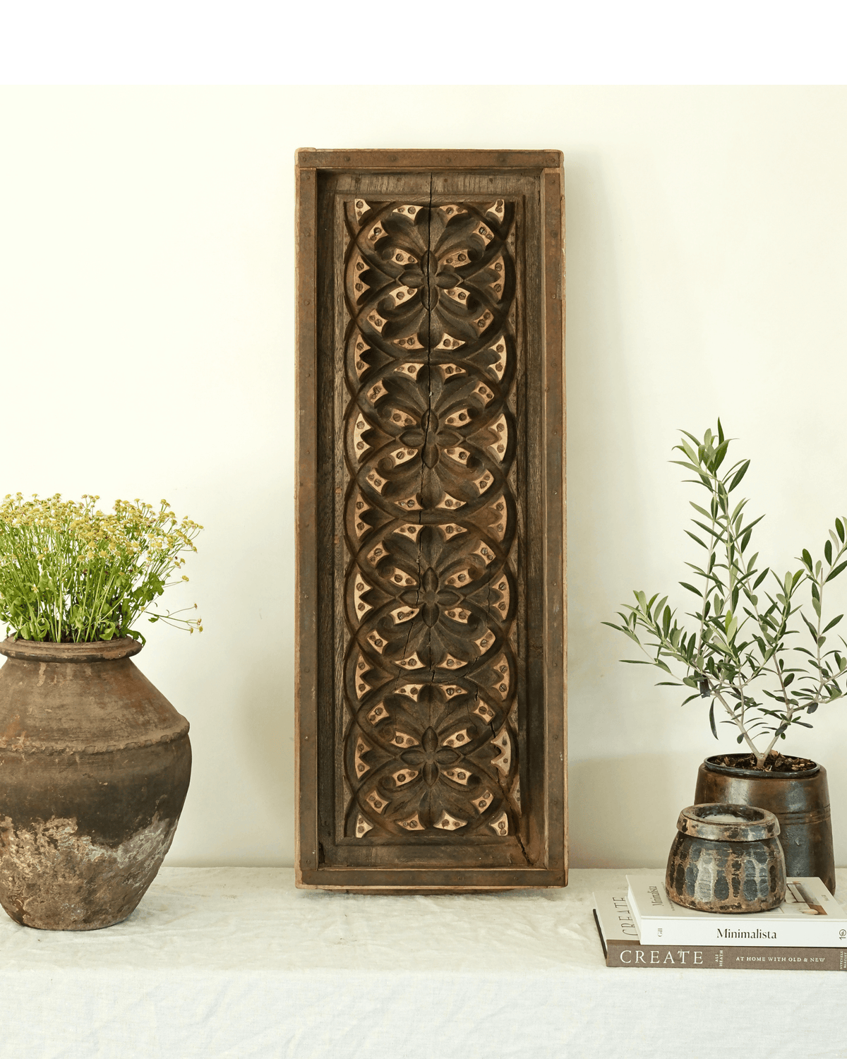 Teak Wood Carved Mold 38"