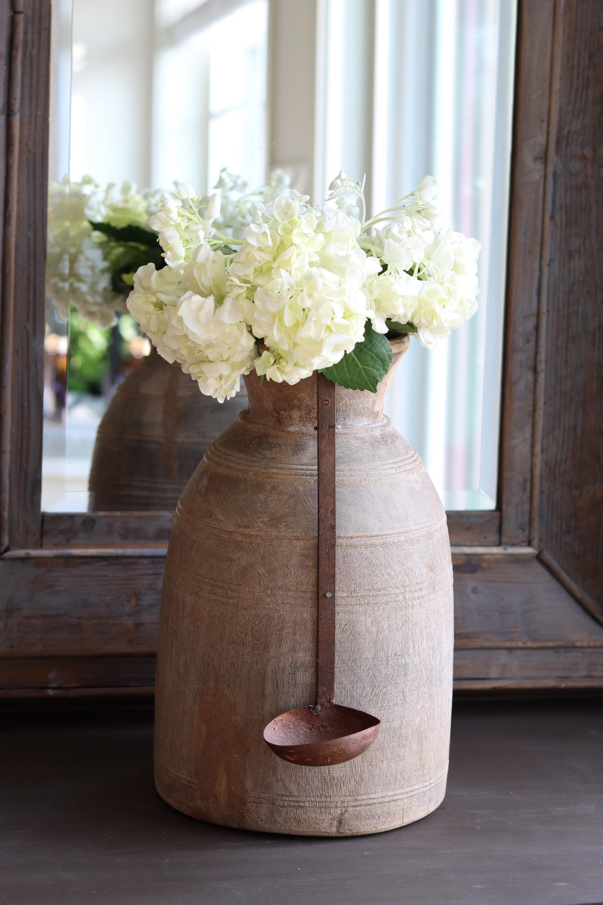 Vintage Himachal Pot & Candle Holder