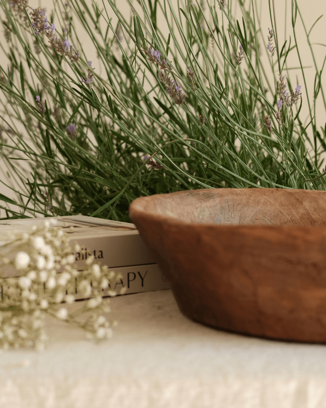 Teak Wood Dough Bowl