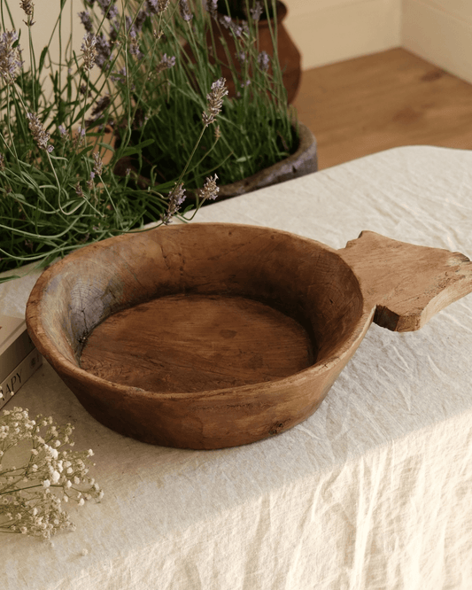 Teak Wood Dough Bowl