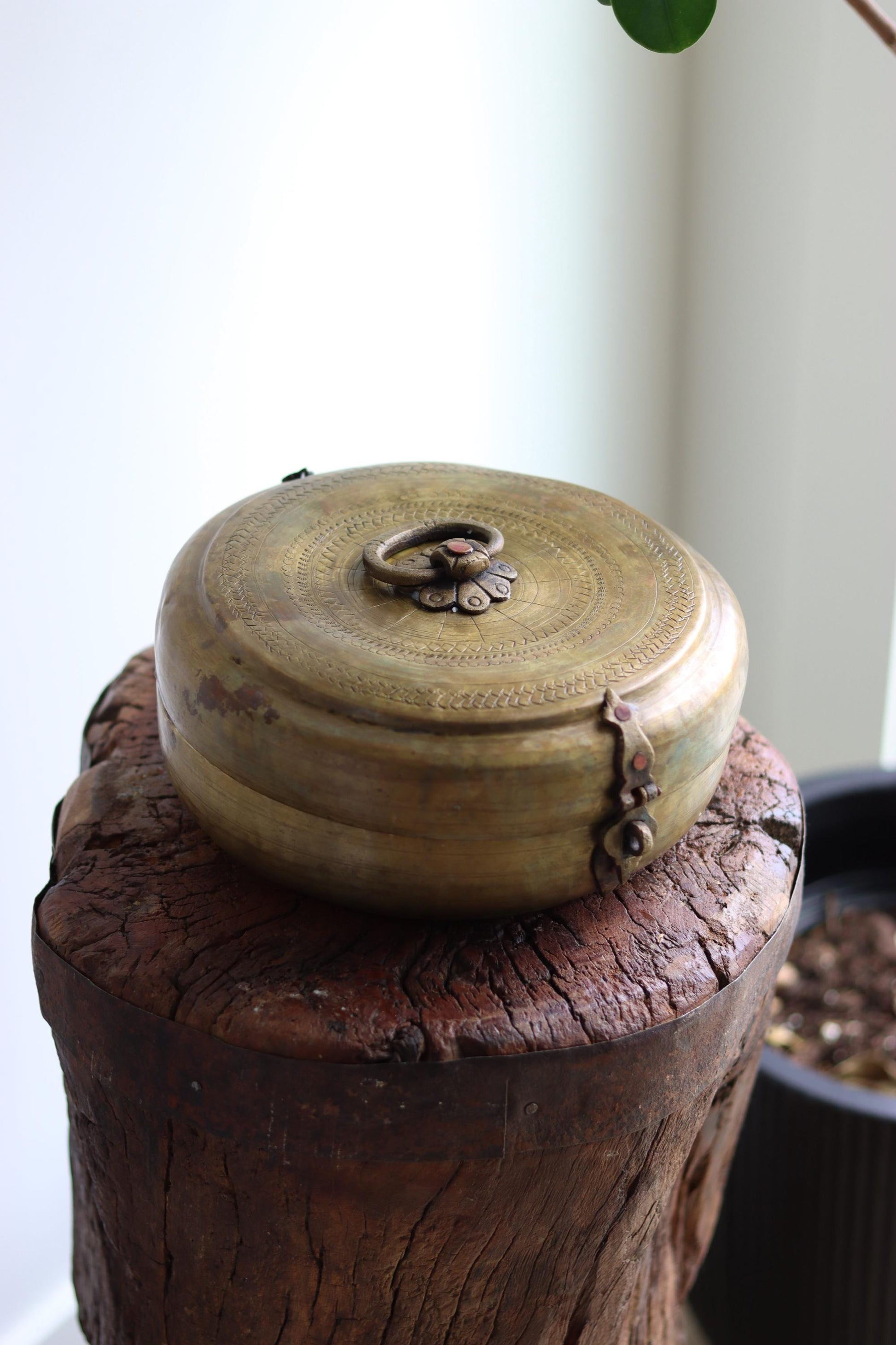 Vintage Brass Box