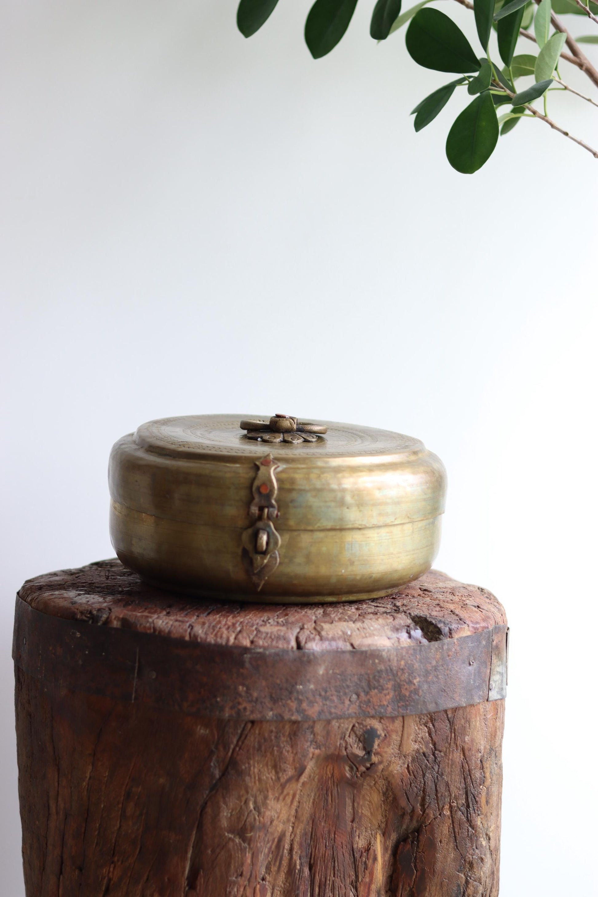 Vintage Brass Box