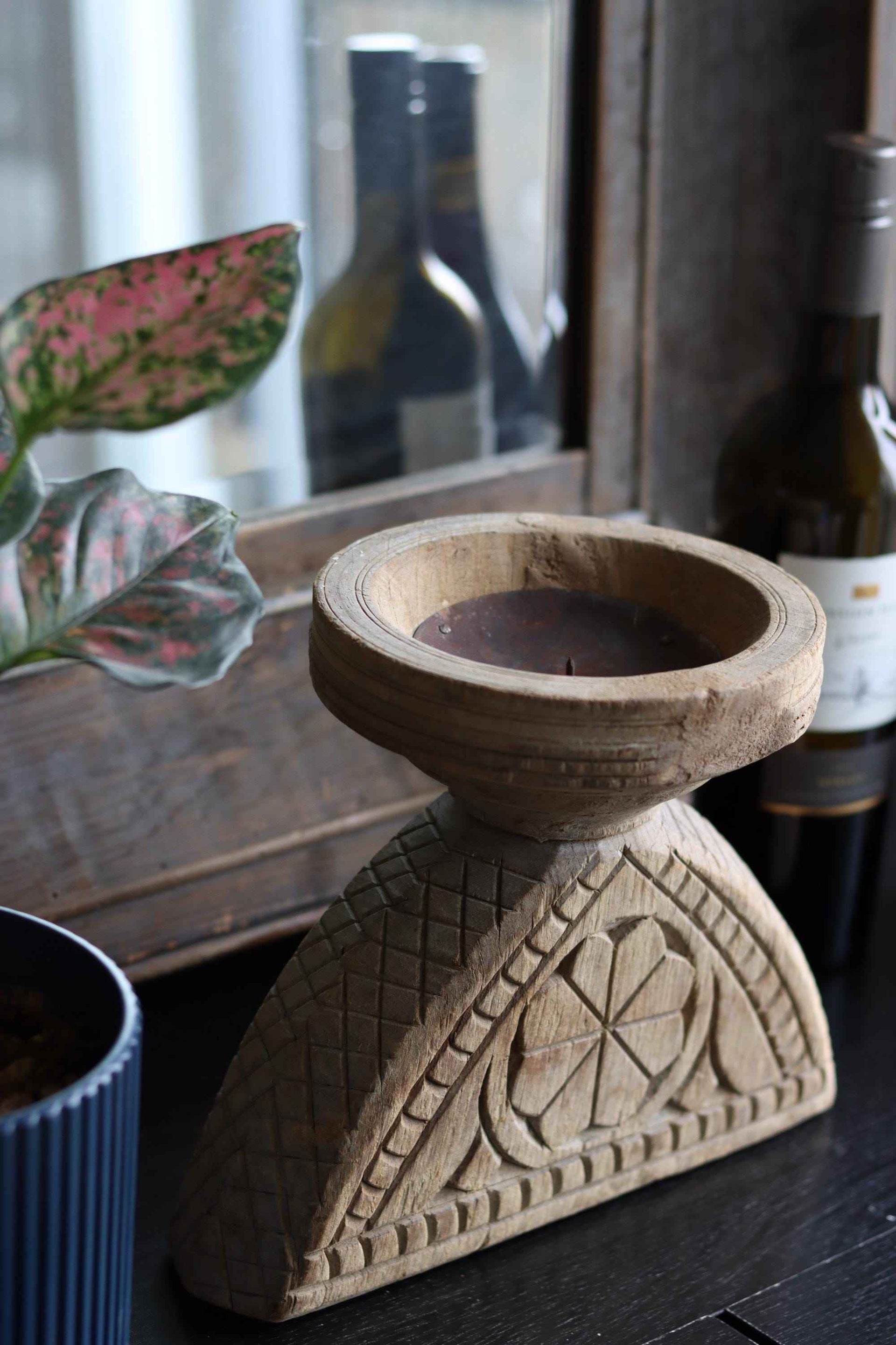 Vintage Bijani Seeder Candle Holder