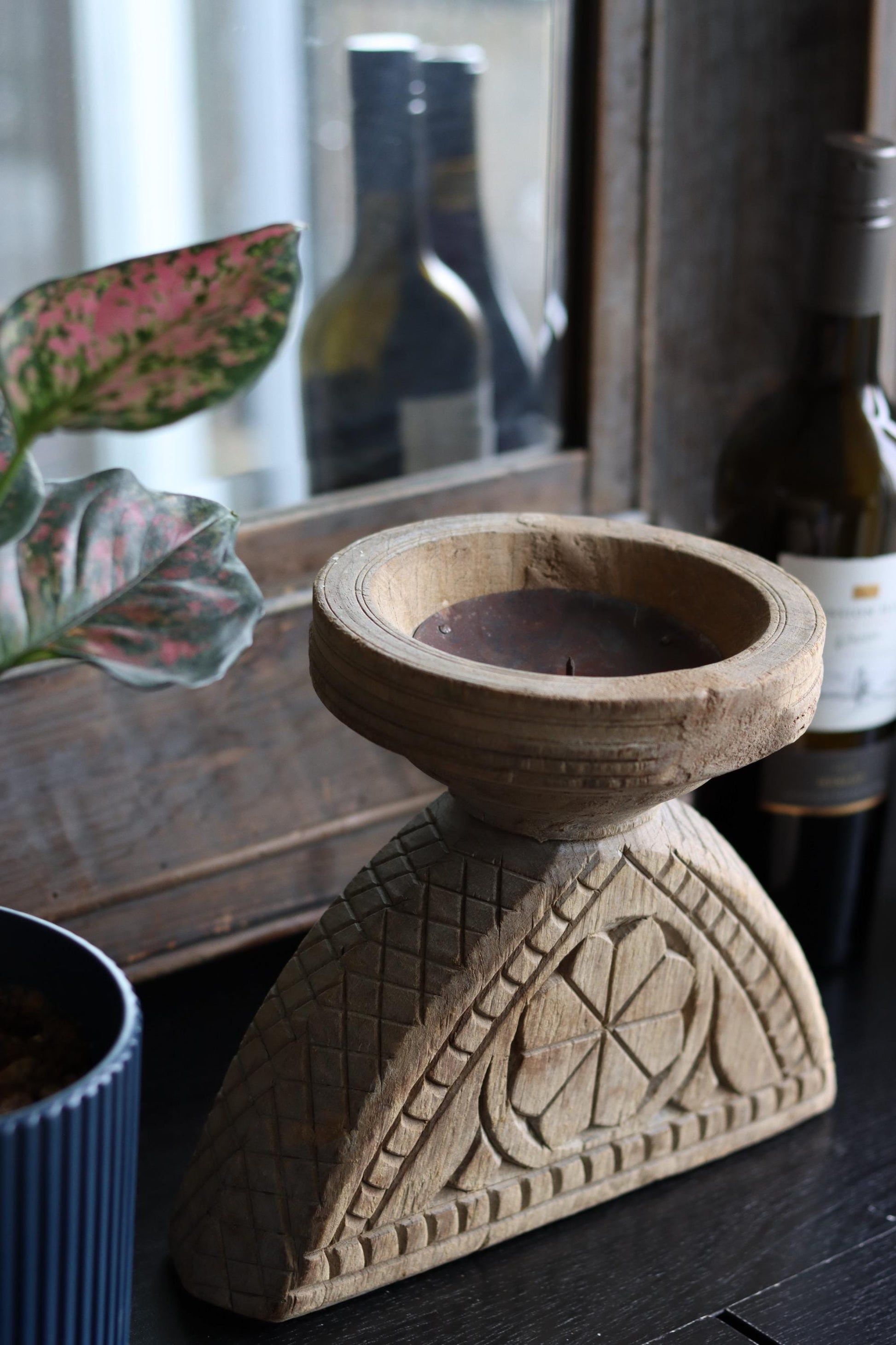 Vintage Bijani Seeder Candle Holder