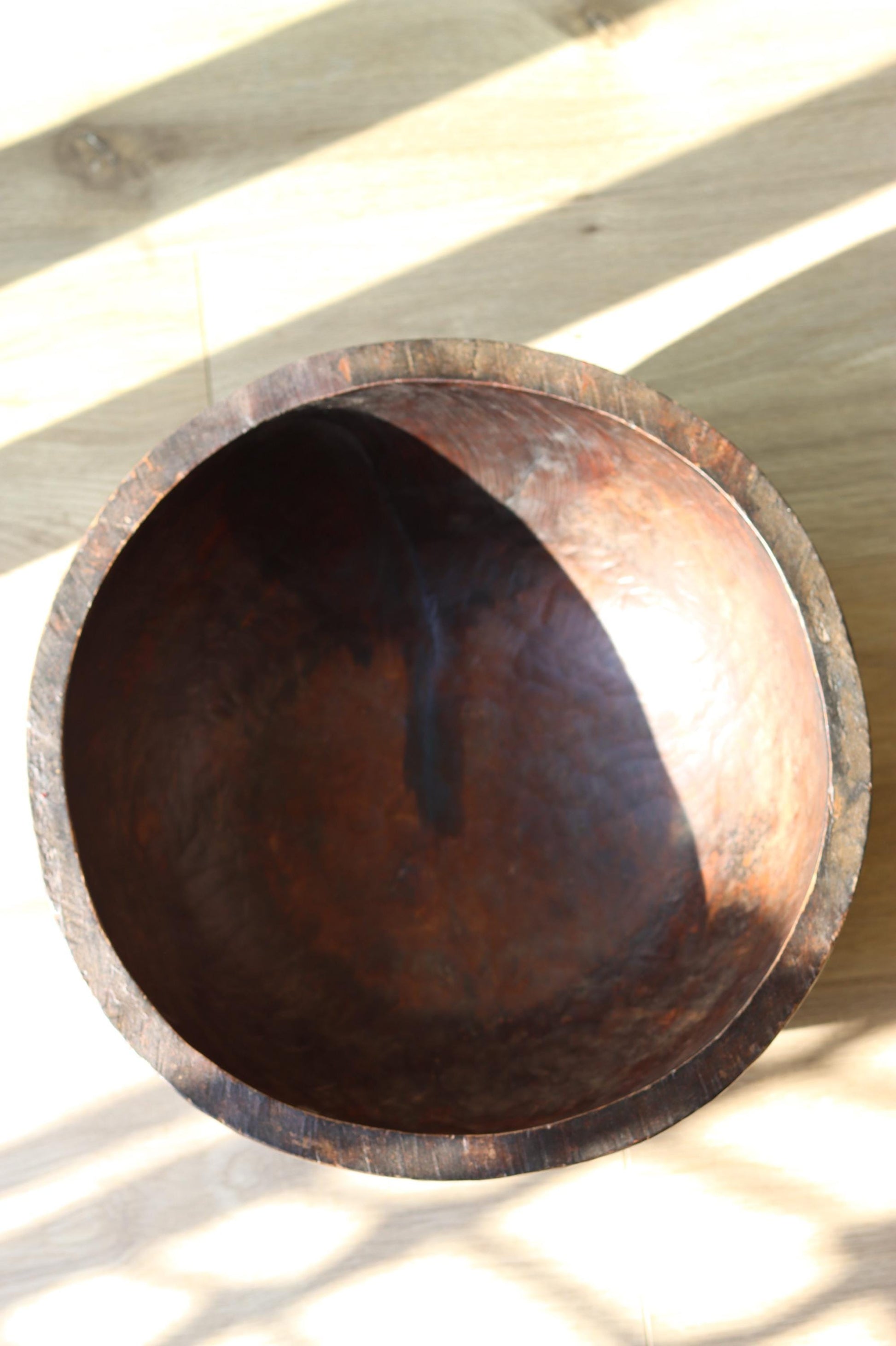 Vintage Naga Primitive Wooden Bowl