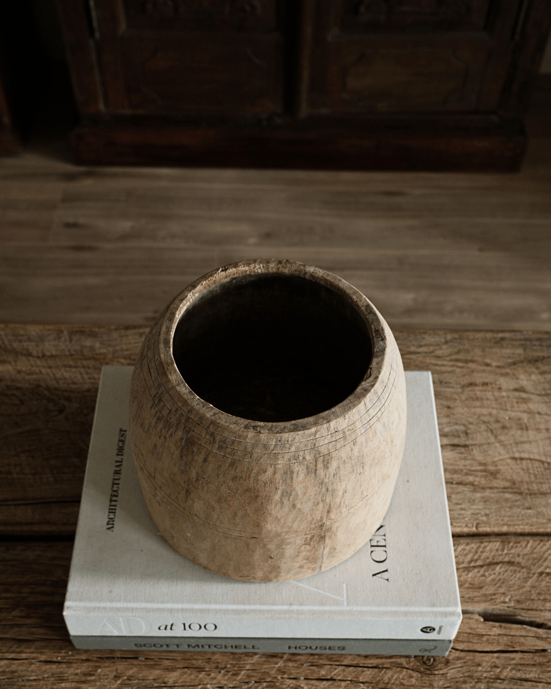 Weathered Flower Vessel 8"