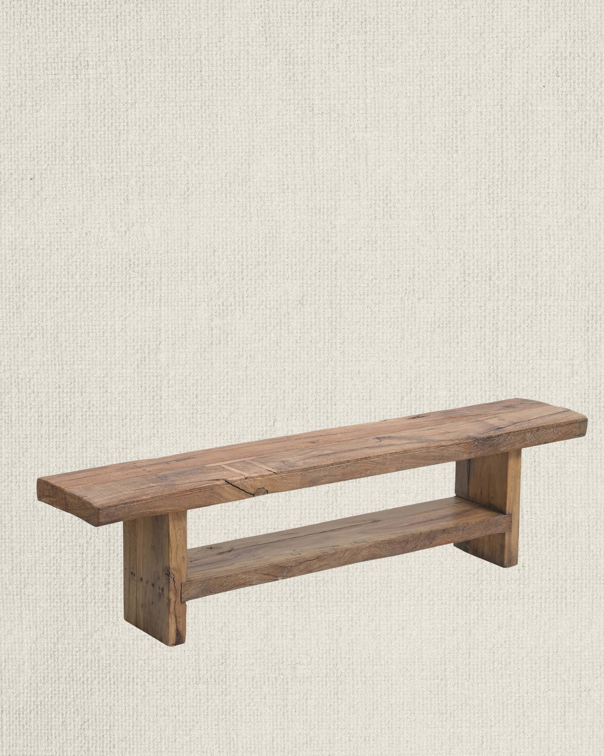 Entryway Double Slab Bench 62"