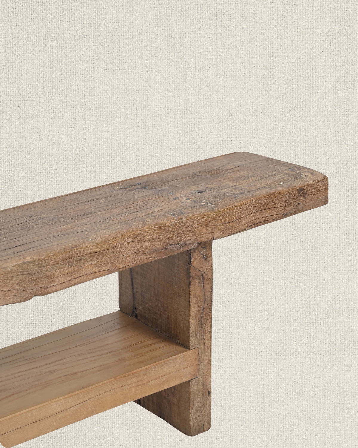 Teak Double Slab Bench 68"