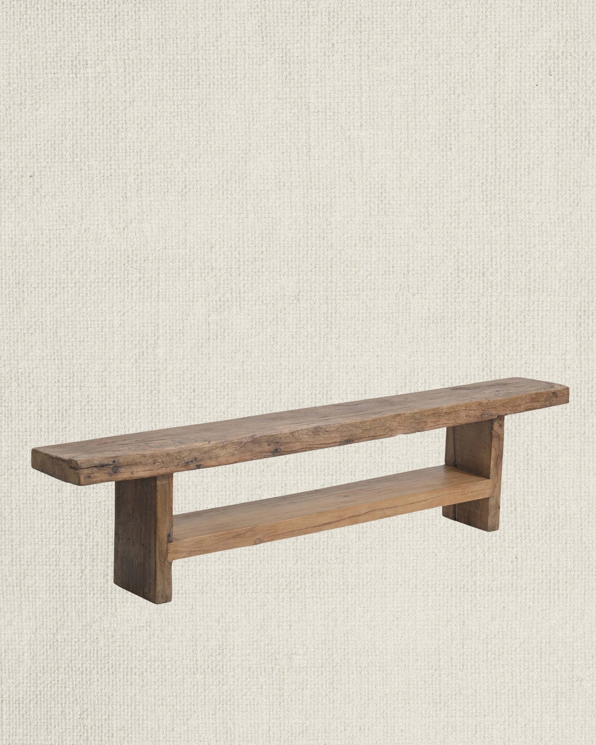 Teak Double Slab Bench 68"