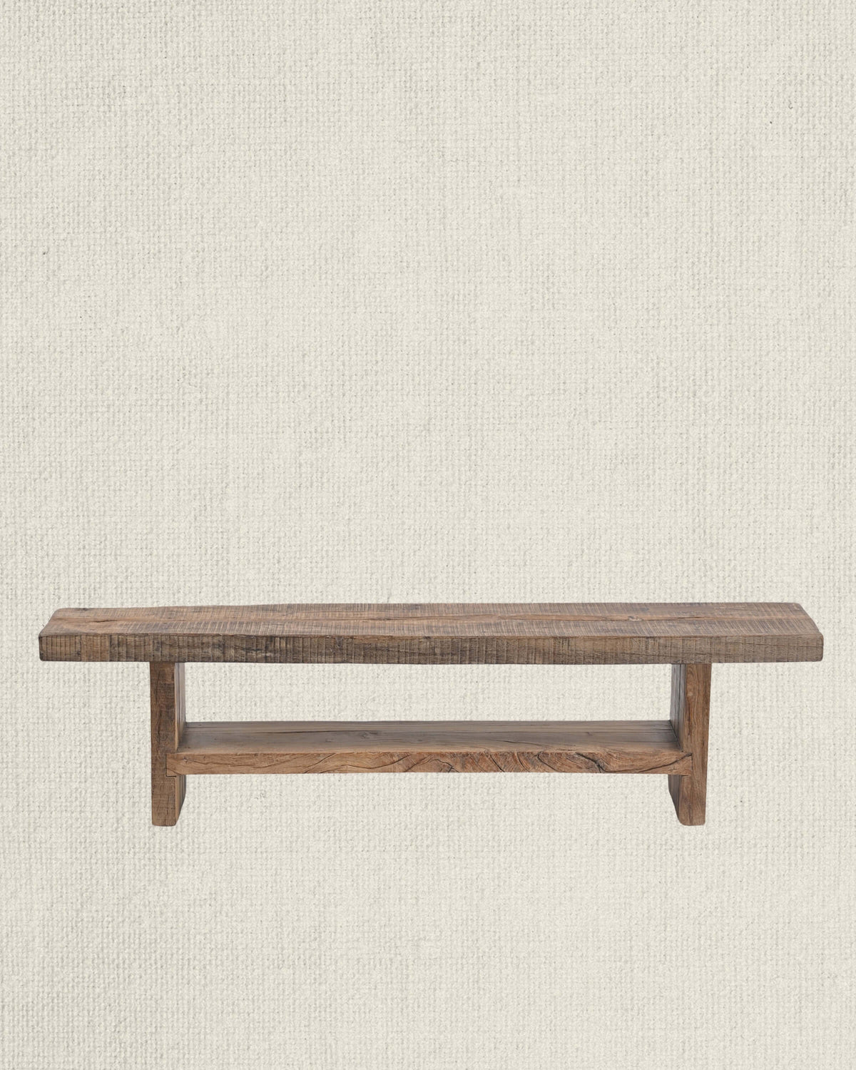 Teak Double Slab Bench 64"