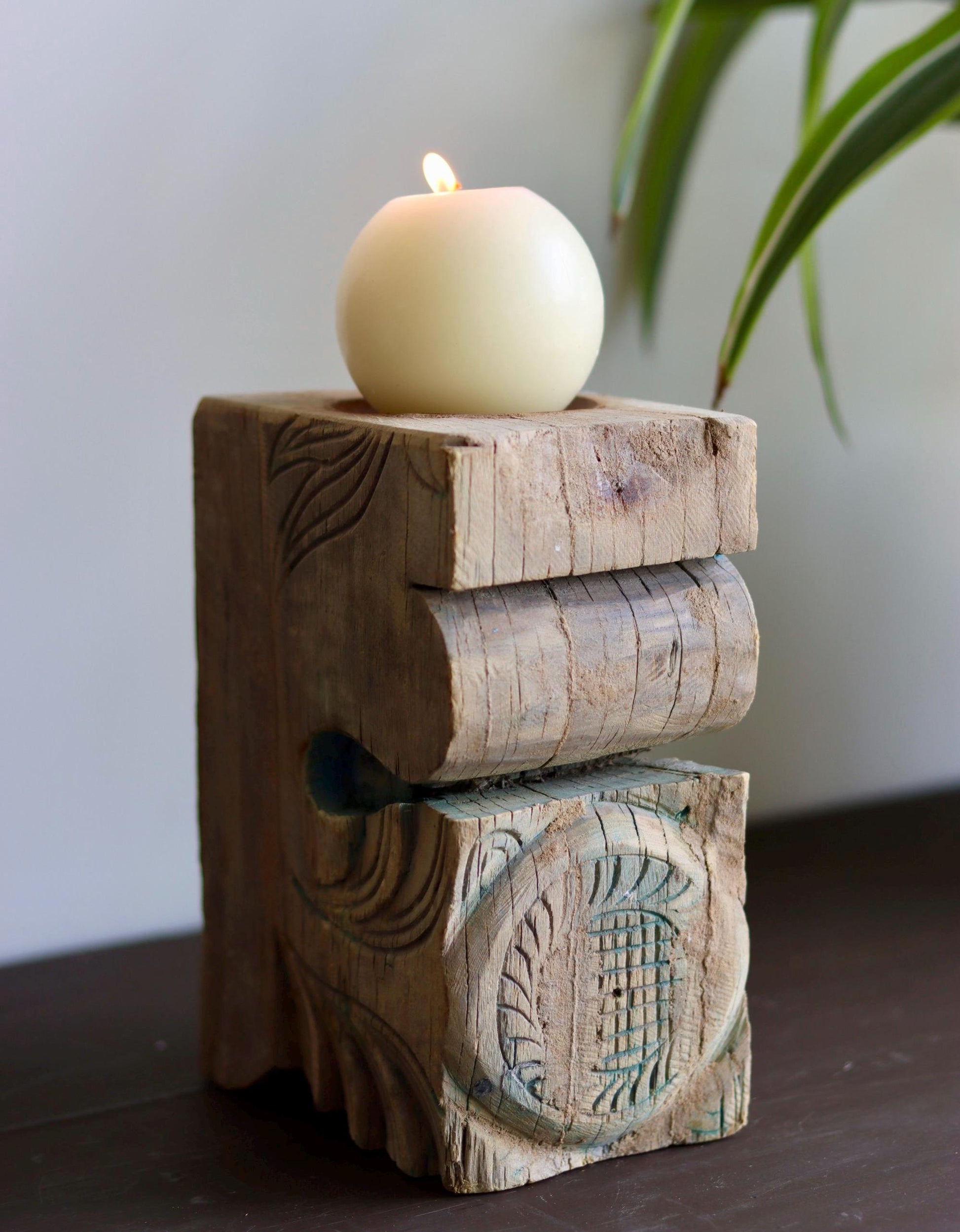 Vintage Corbel Candle Holder & Bookend